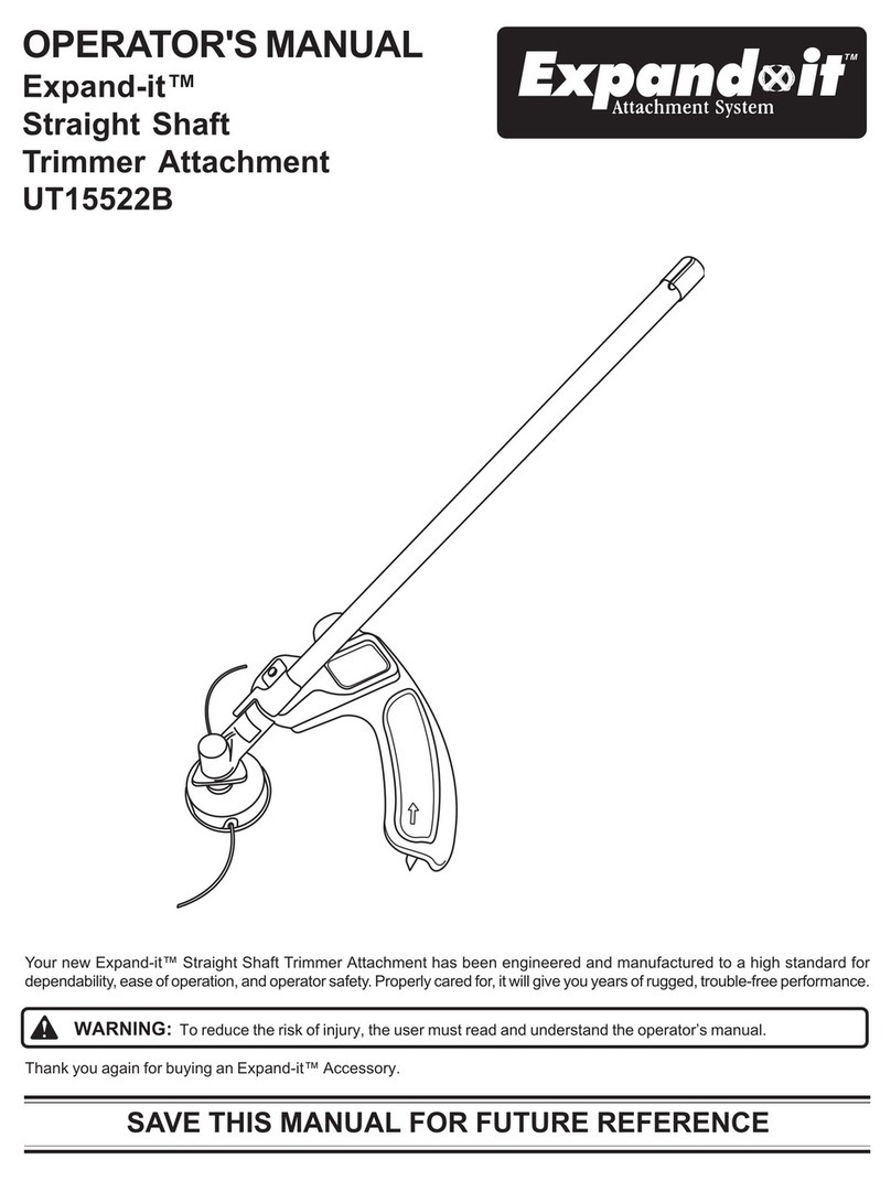 Expand-it UT15522B Operator's manual