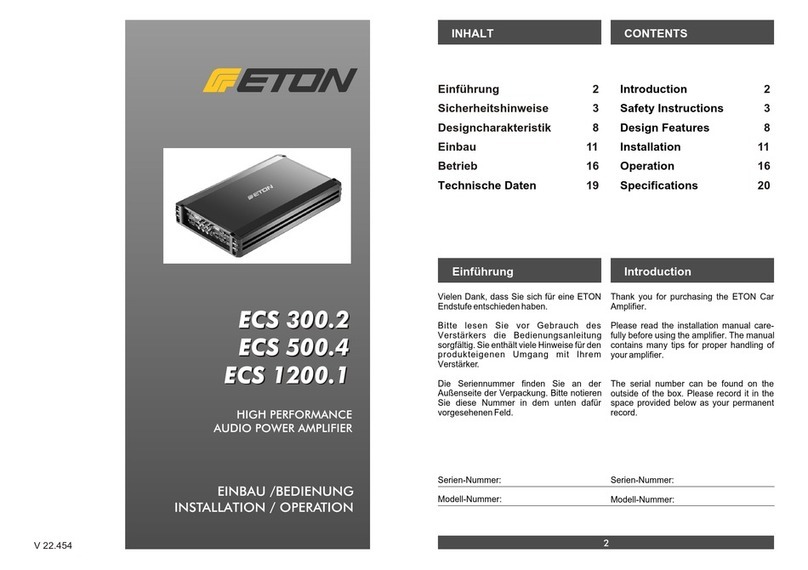 Eton ECS 300.2 User manual