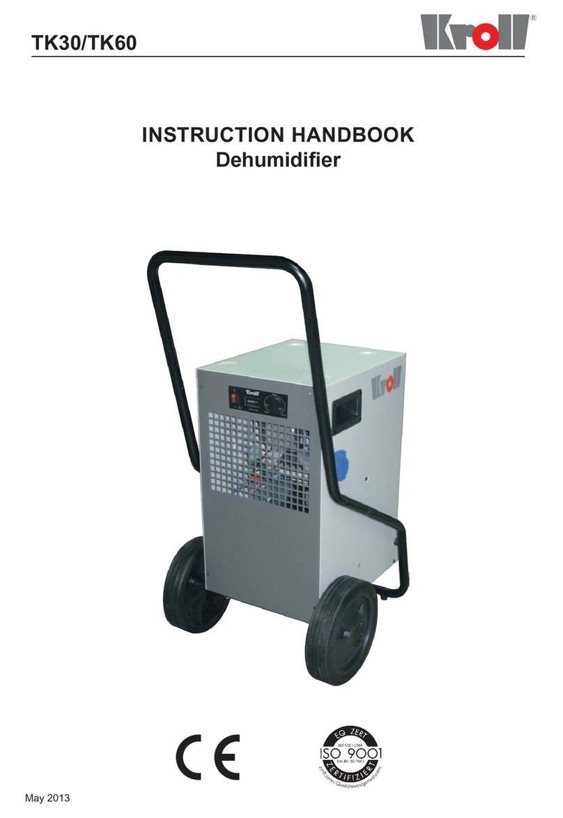 Kroll TK30 Instruction handbook