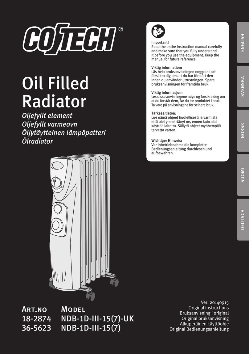 CO/Tech NDB-1D-III-15(7)-UK User manual