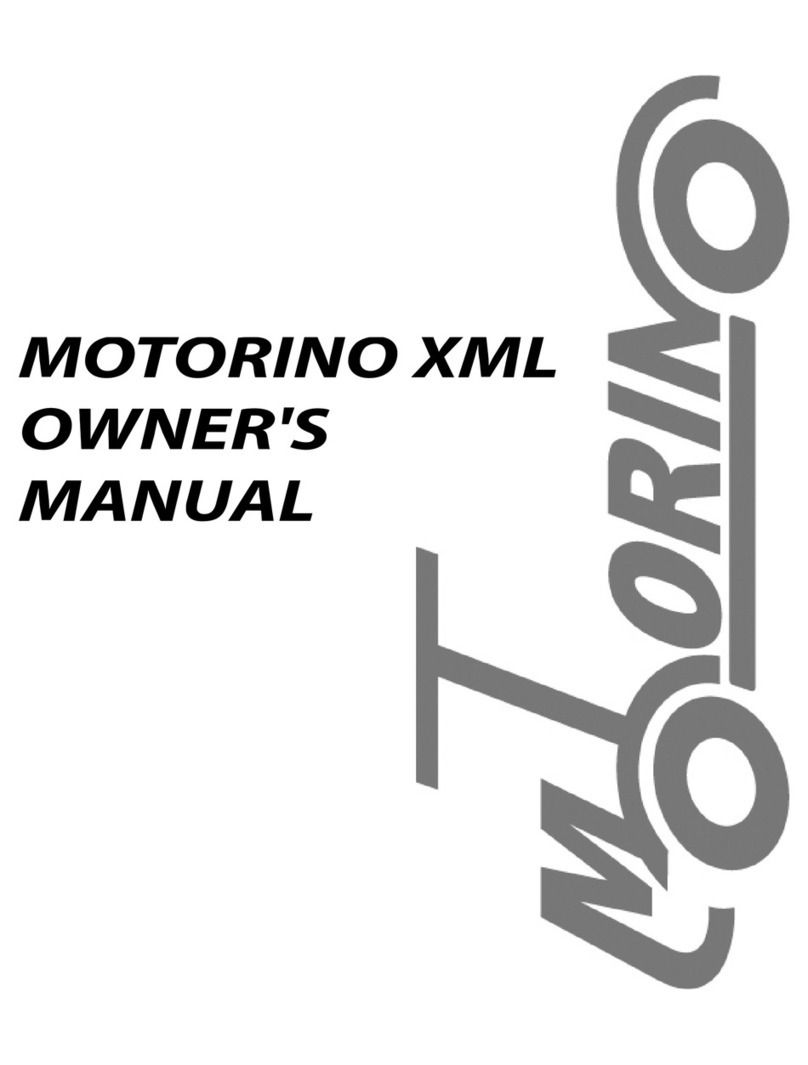 Motorino XMl owner's manual