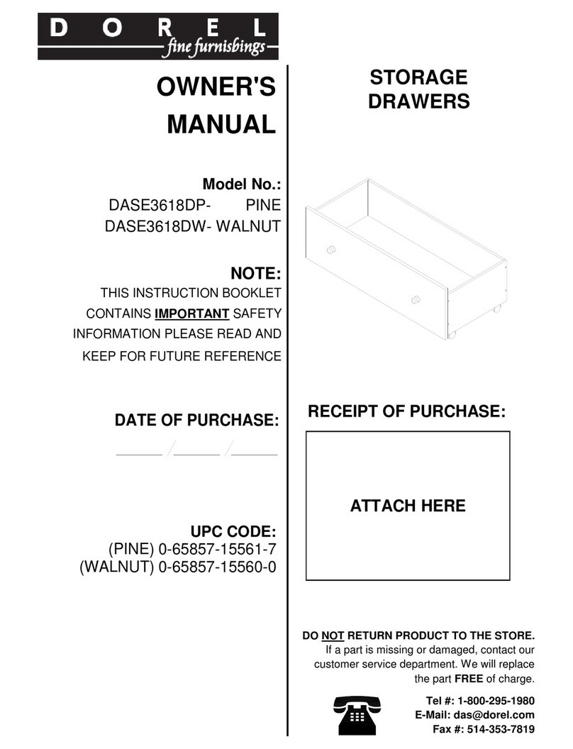 Dorel DASE3618DP User manual