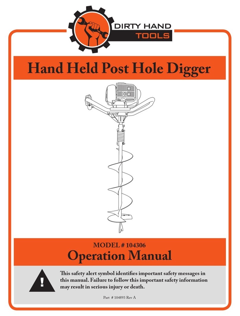 Dirty Hand Tools 104306 Operation manual Dirty Hand Tools 104306 Operation manual