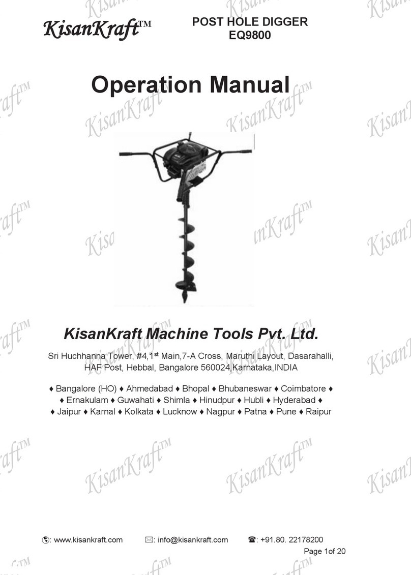 KISANKRAFT EQ9800 Operation manual