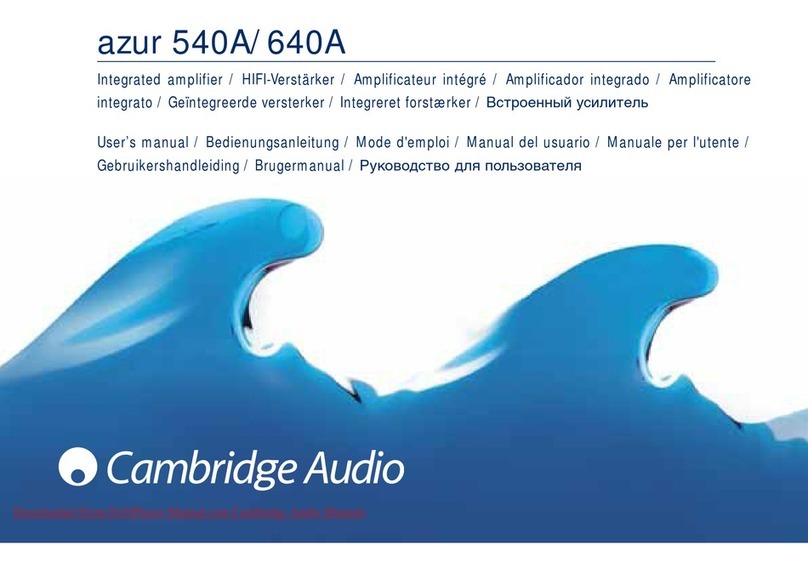 azur 540A user manual