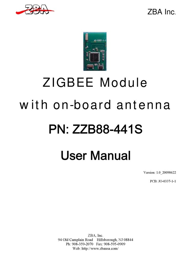 ZBA ZZB88-441S User manual