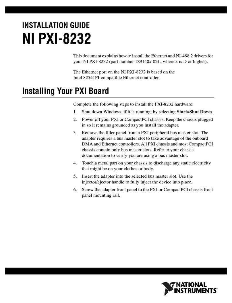 National Instruments PXI-8232 User manual National Instruments PXI-8232 User manual