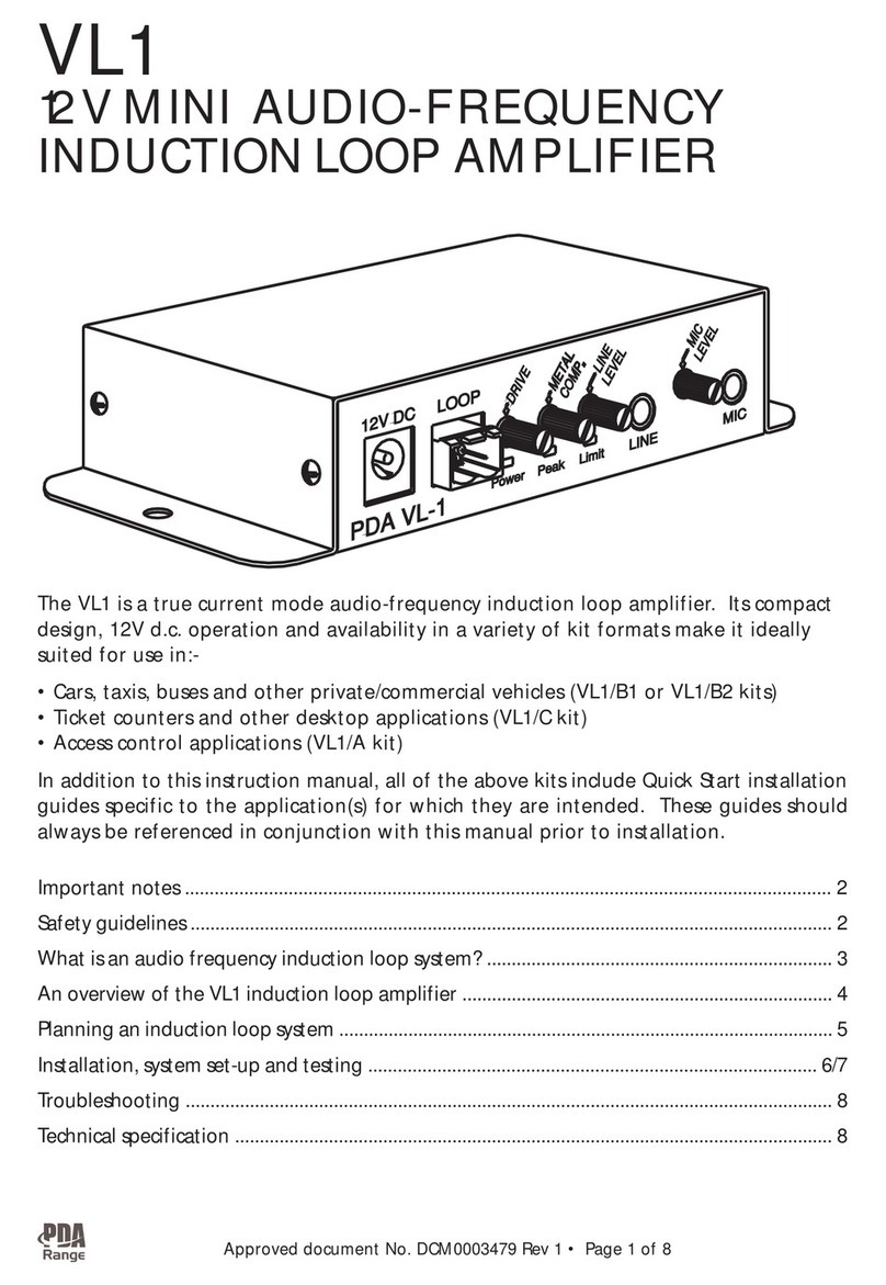 PDA Range VL1 instructions