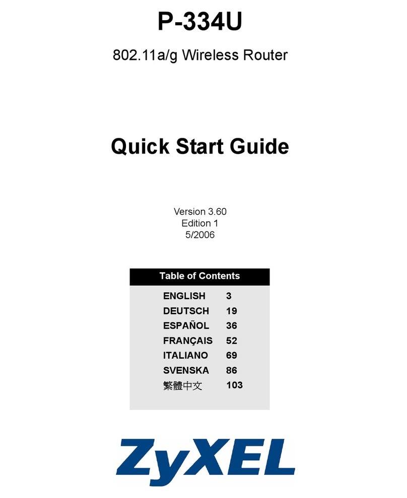 ZyXEL Communications P-334U User manual ZyXEL Communications P-334U User manual