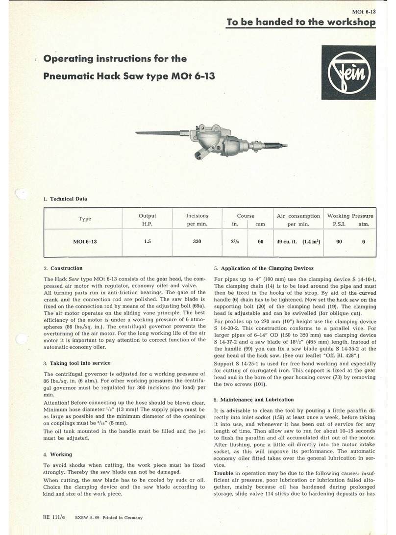 Fein MOt 6-13 operating instructions