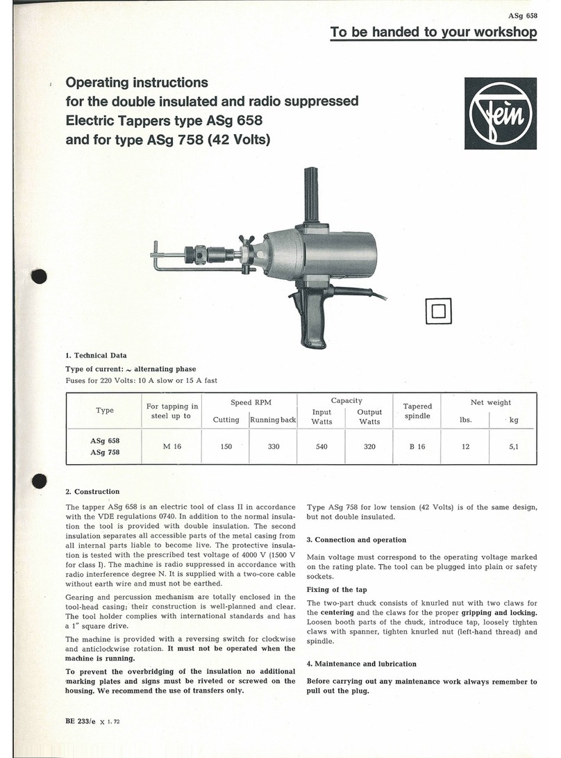 Fein ASg 658 User manual
