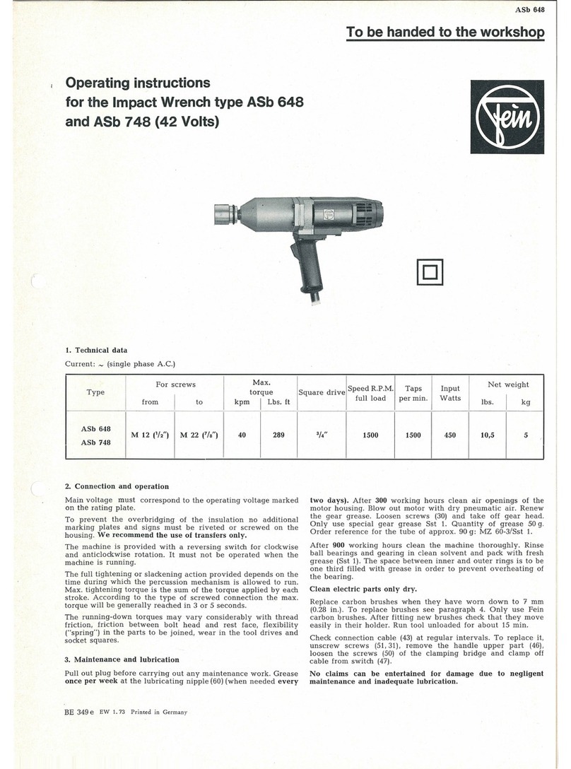 Fein ASb 648 User manual