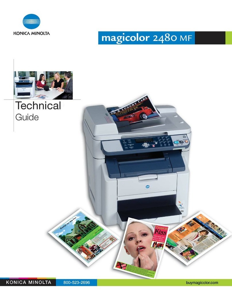 Konica Minolta Magicolor 2480 MF Quick start guide