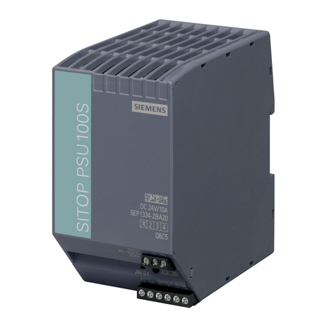 Siemens SITOP PSU100S User manual