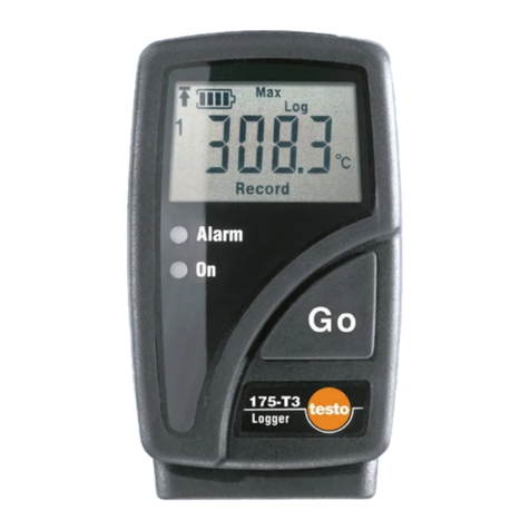 TESTO 175-T1 User manual TESTO 175-T1 User manual