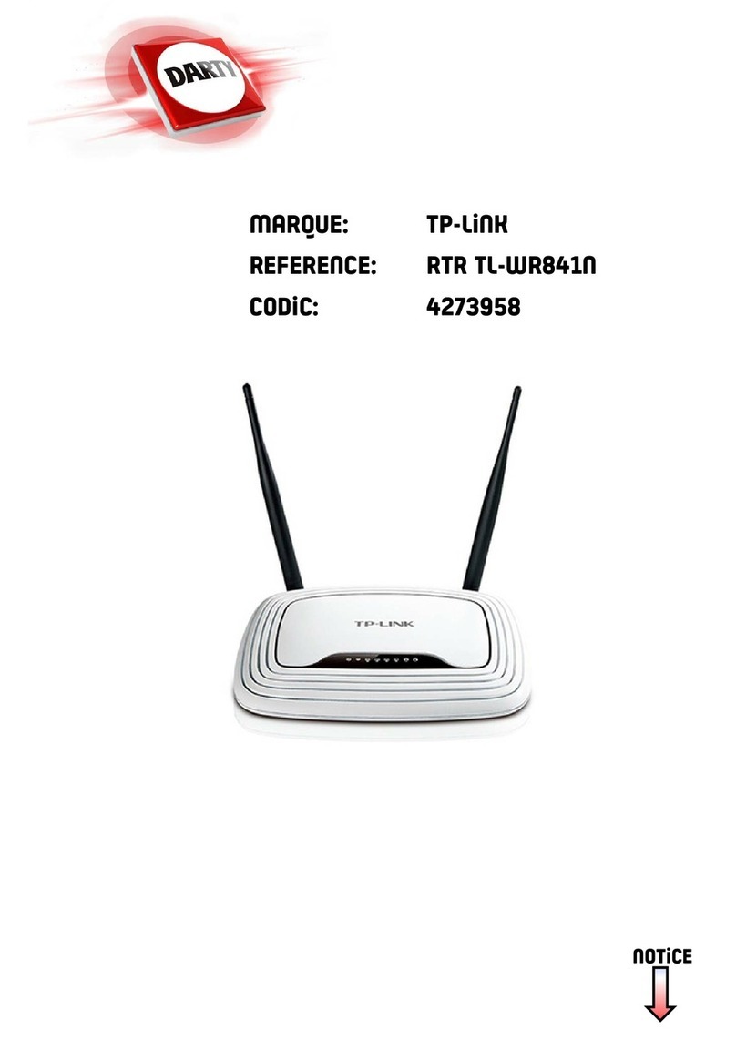 TP-Link TL-WR841N User manual