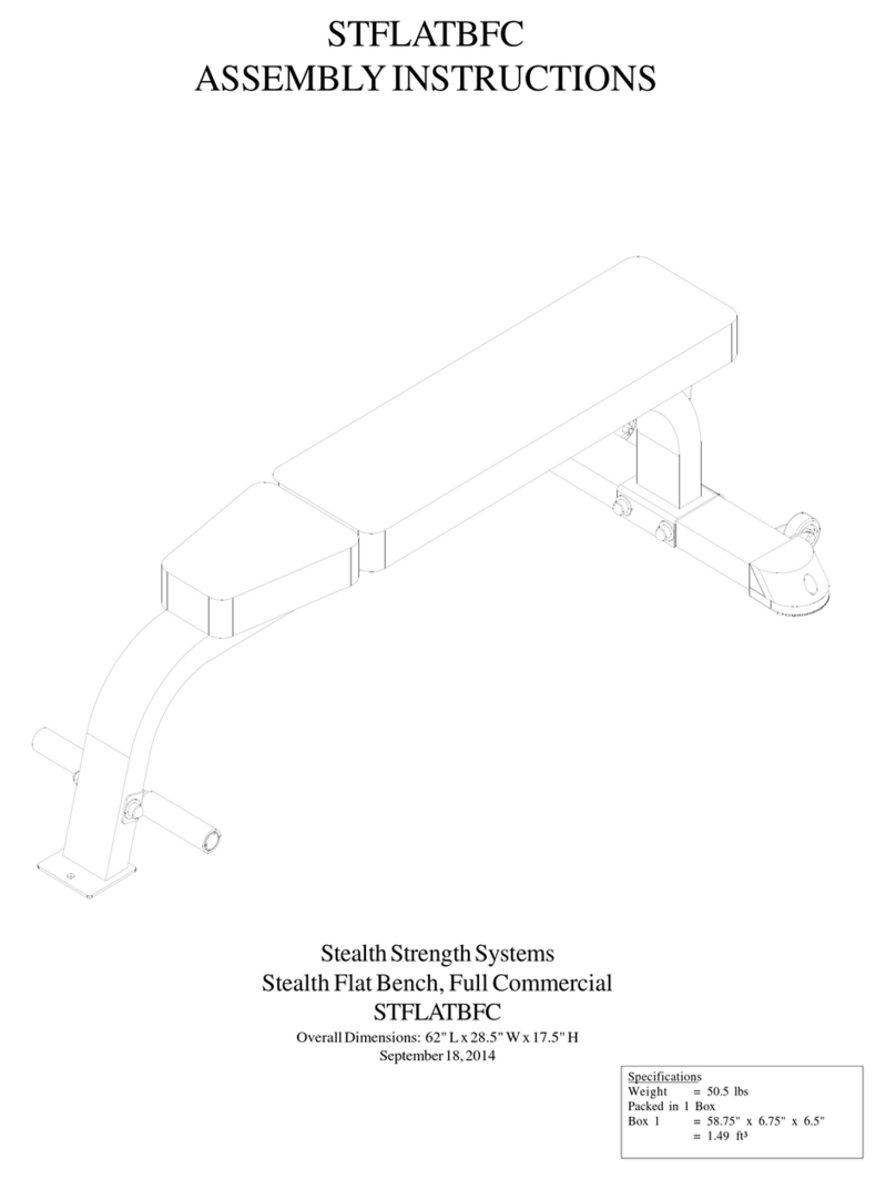 Stealth Strength Systems STFLATBFC Assembly instructions