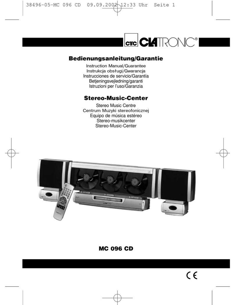 Clatronic MC 096 CD User manual