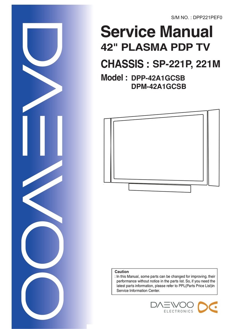 Daewoo DPP-42A1GCSB User manual