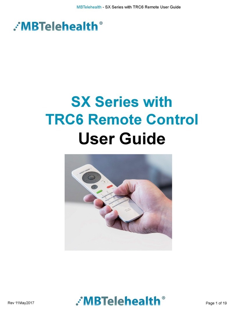 MBTelehealth SX Series user guide