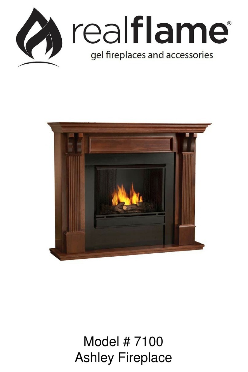 RealFlame 7100 manual RealFlame 7100 manual