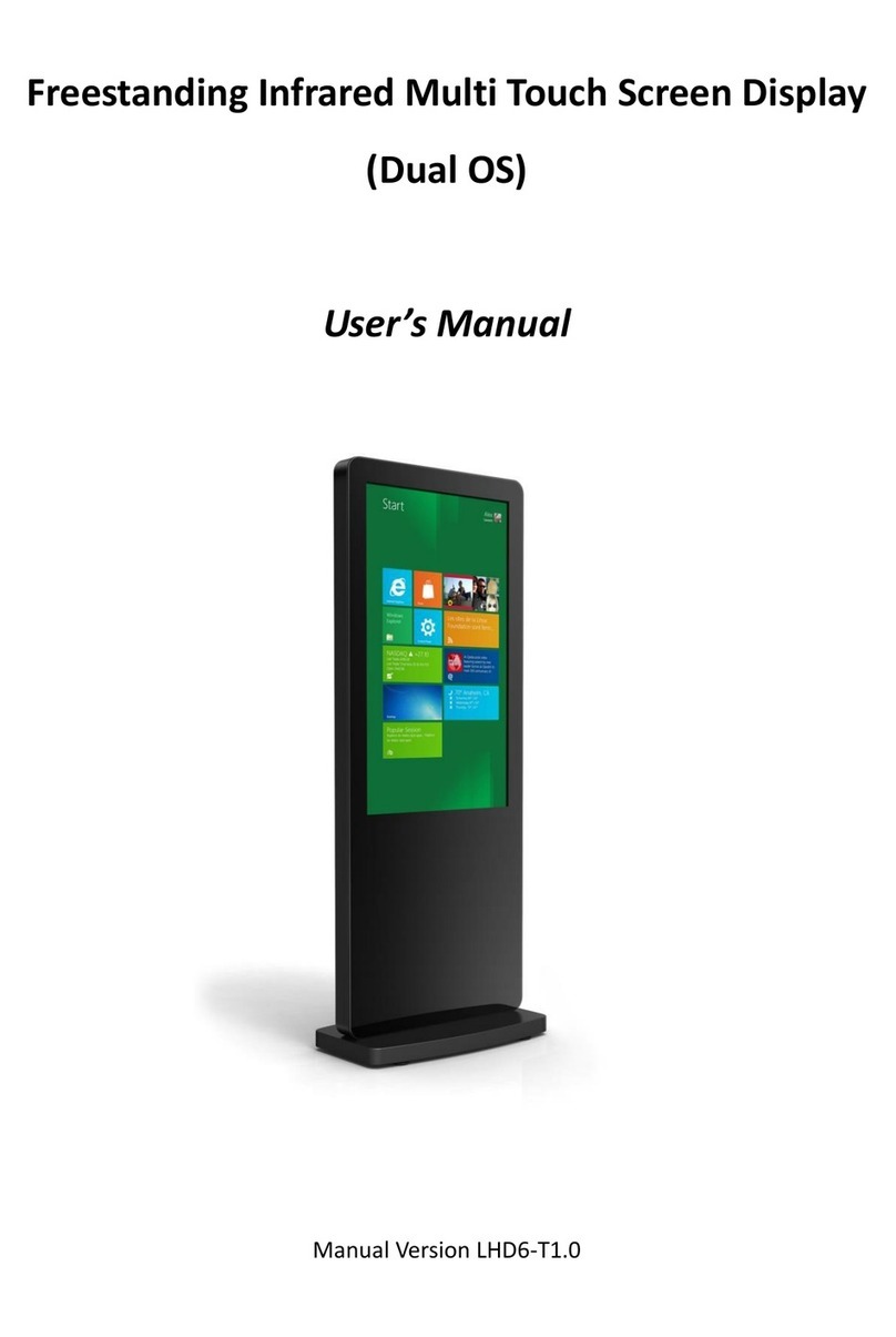 AllSee Technologies Freestanding Infrared Multi Touch Screen... user manual