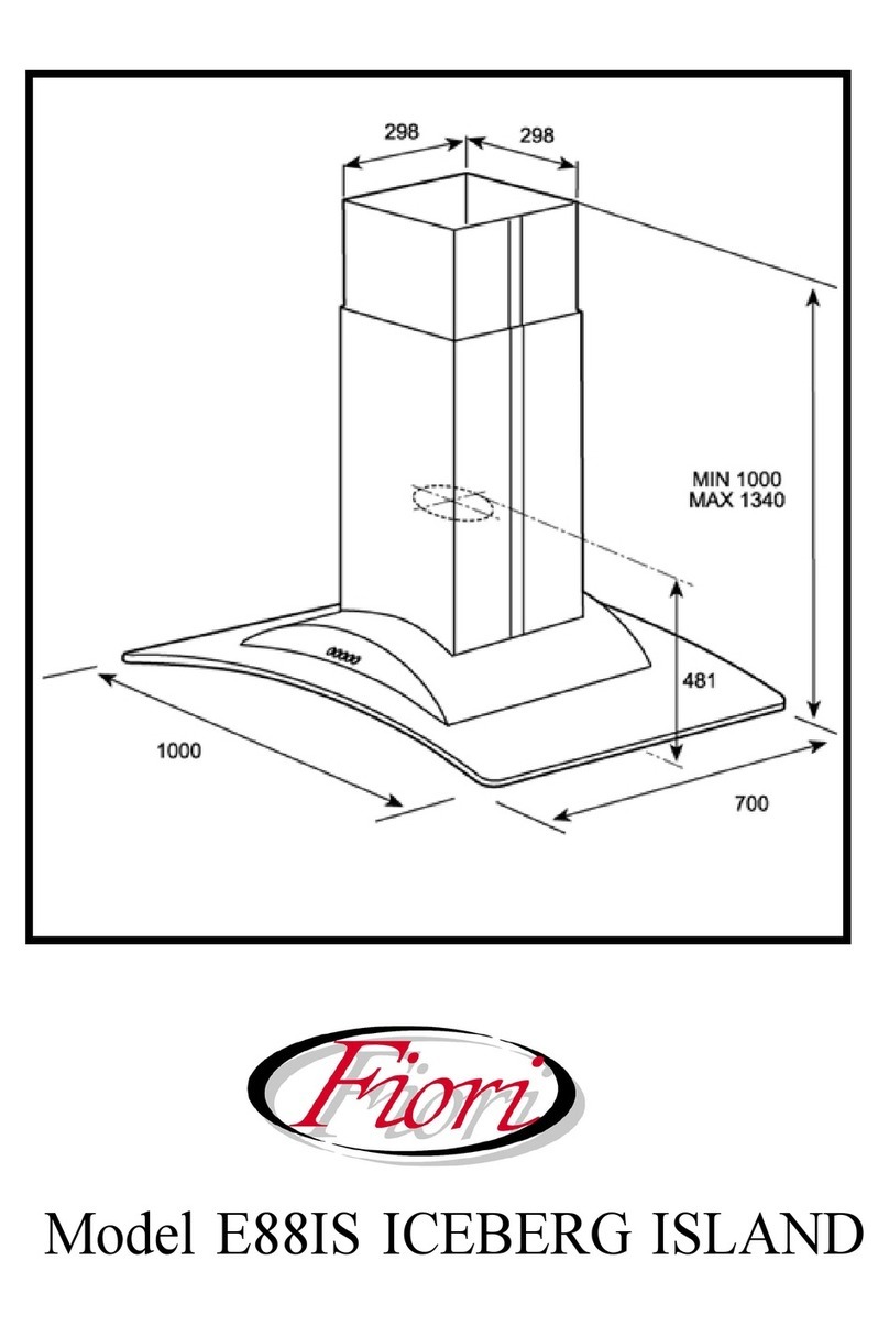 Fiori E88IS ICEBERG ISLAND Instruction on mounting and use