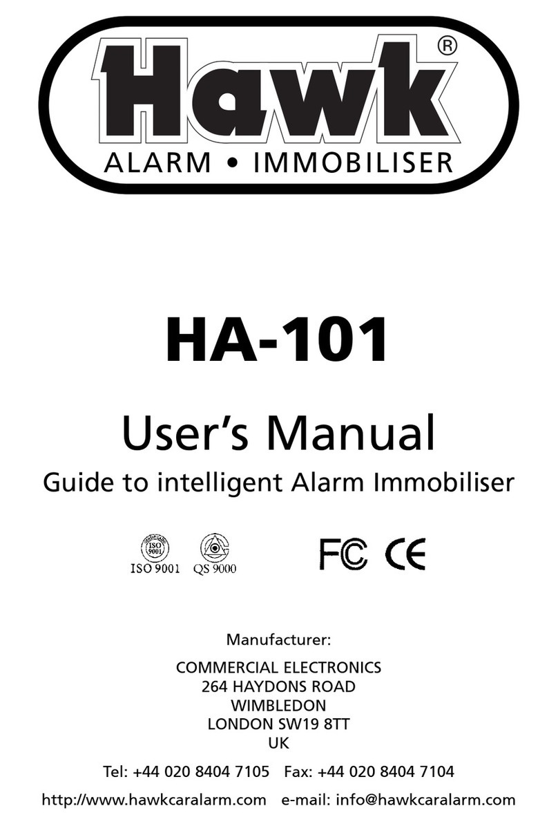 Hawk HA-101 User manual