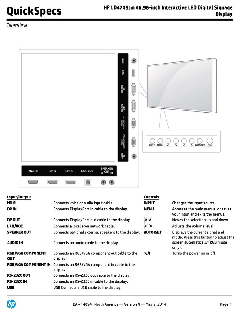 HP LD4745tm User instructions