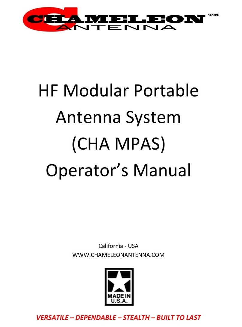 Chameleon Antenna CHA MPAS User manual Chameleon Antenna CHA MPAS User manual