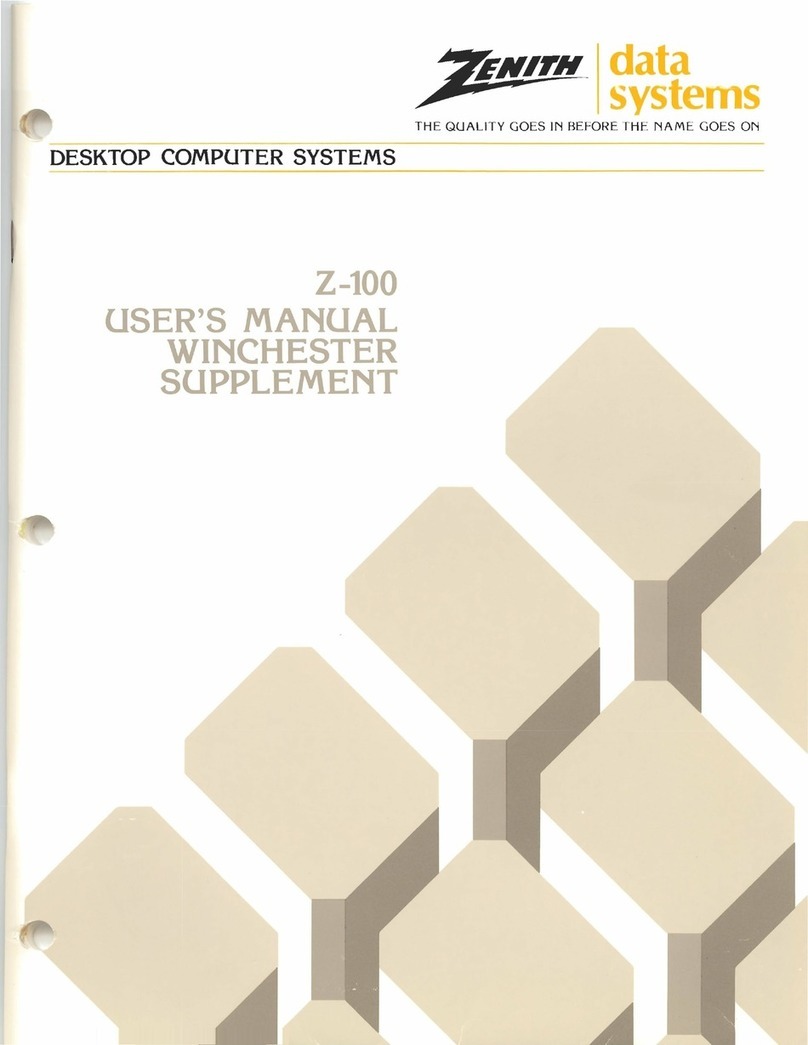 Zenith Z-100 Series user manual