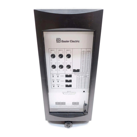 Basler BE1-87T User manual Basler BE1-87T User manual