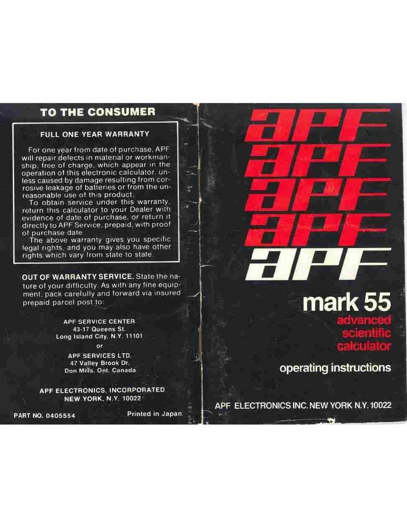 APF mark 55 operating instructions
