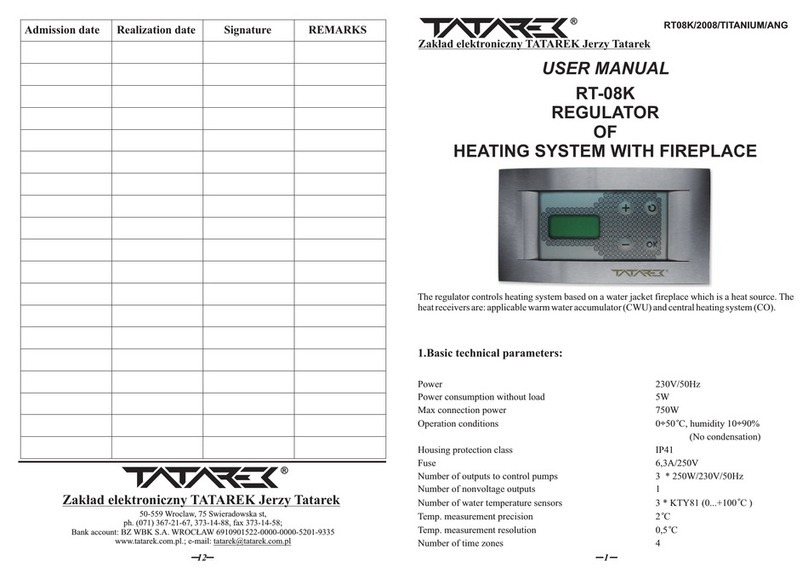 TATAREK RT-08K user manual