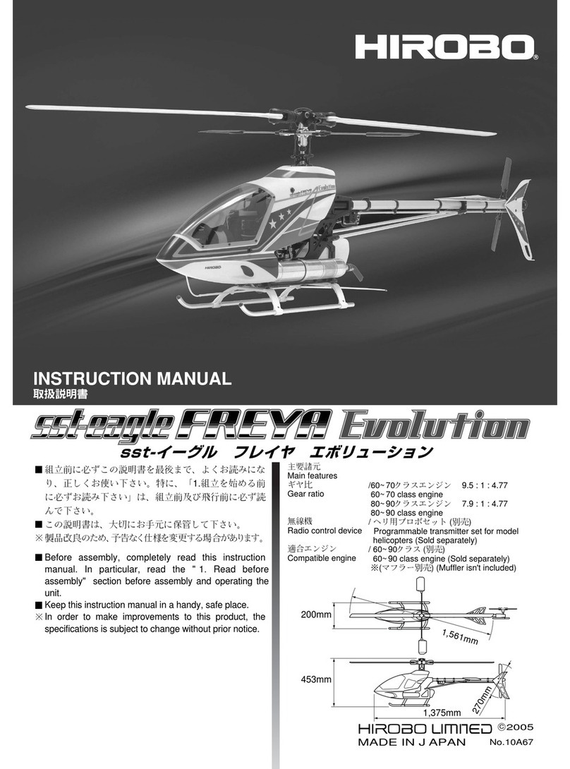 Hirobo sst-eagle FREYA Evolution instruction manual