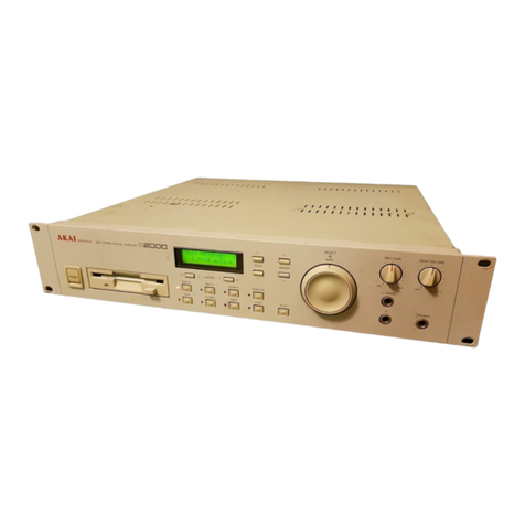 Akai s2000 Operator's manual