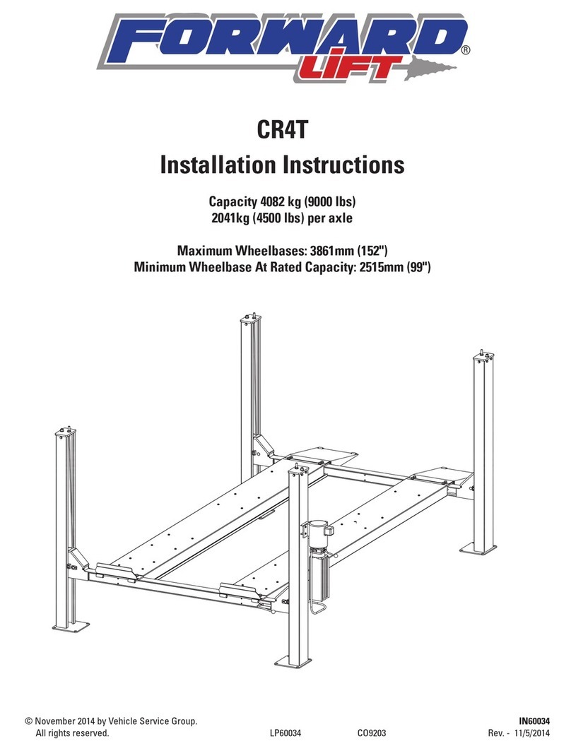Forward Lift CR4T User manual
