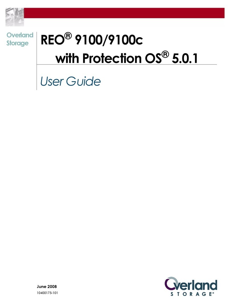 Overland Storage 9100 User manual