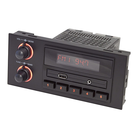 RetroSound Newport Radio User manual