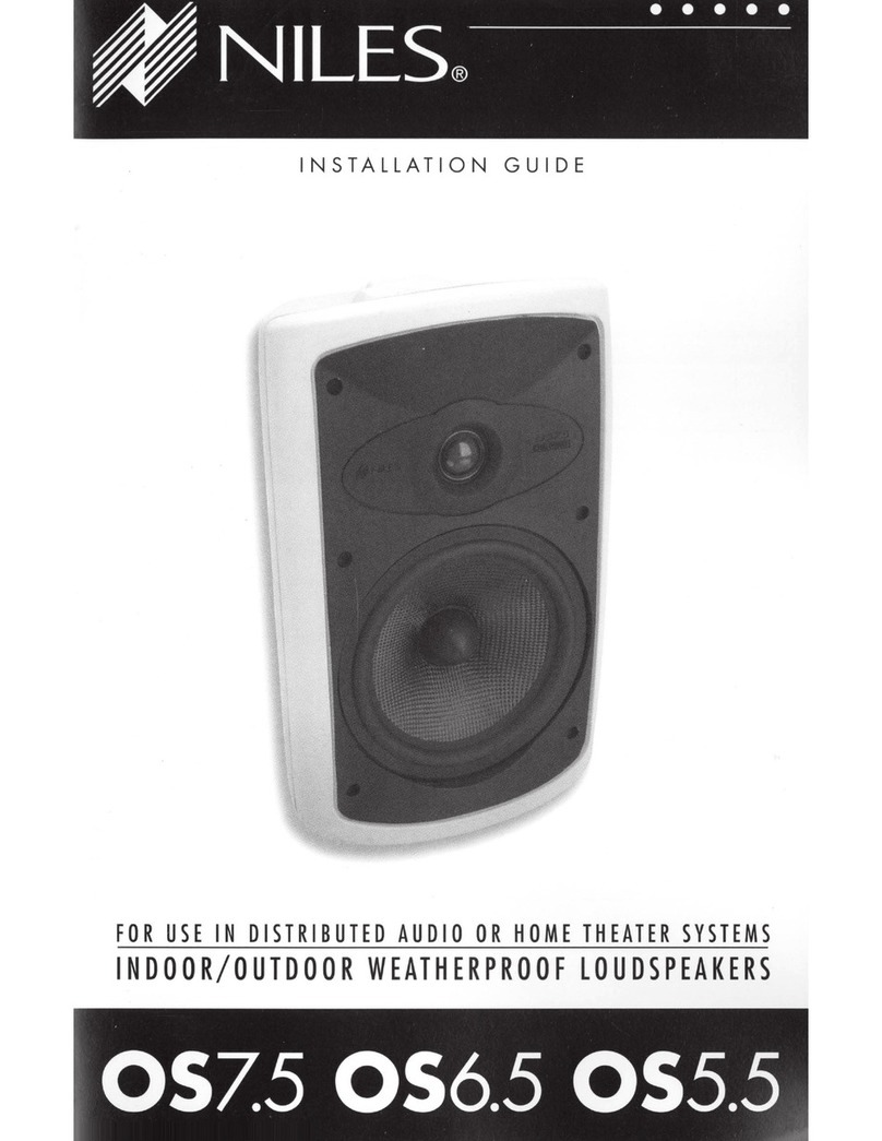 Niles 057.5 installation guide