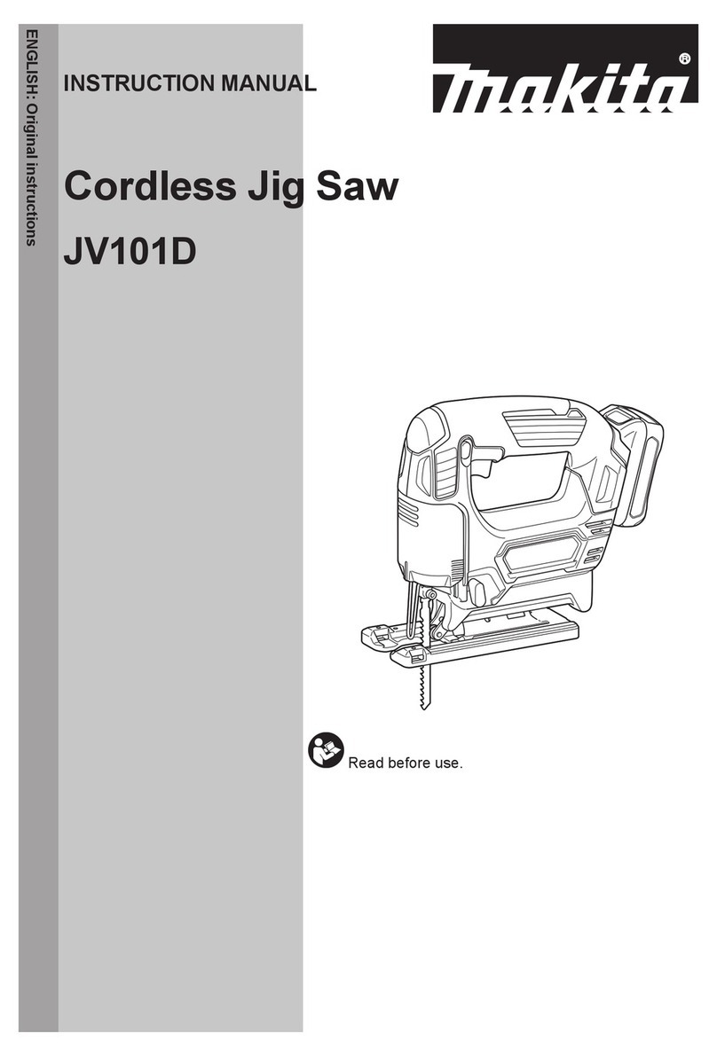 Makita JV101D instruction manual Makita JV101D instruction manual