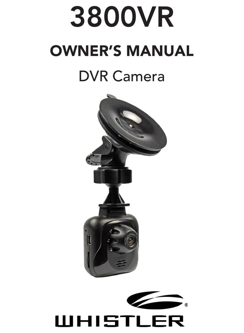 Whistler 3800VR User manual
