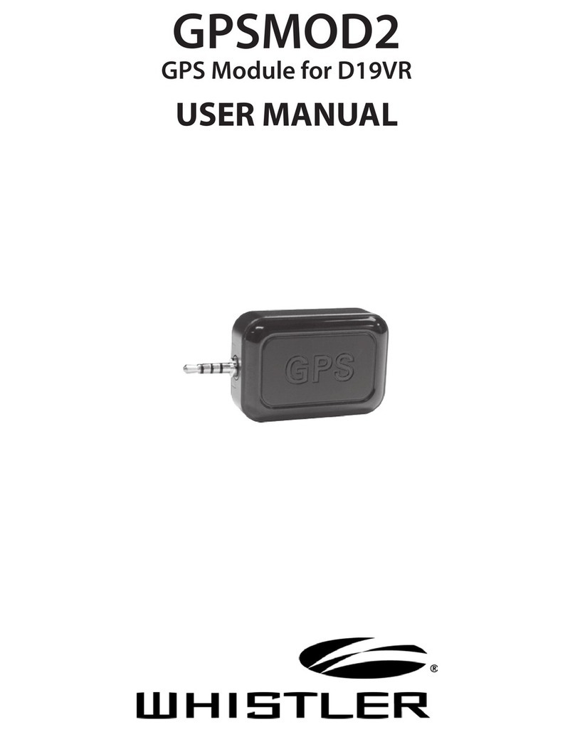 Whistler GPSMOD2 user manual