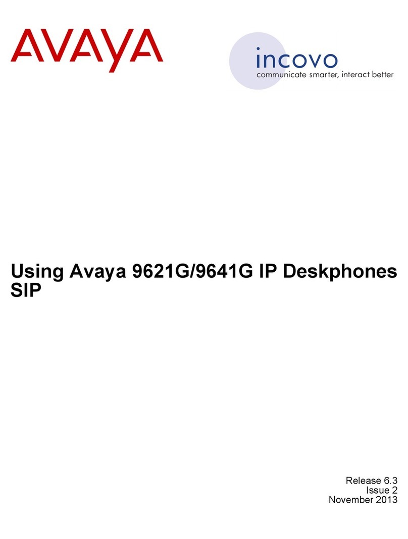 Avaya one-X 9621G Installation and operating instructions