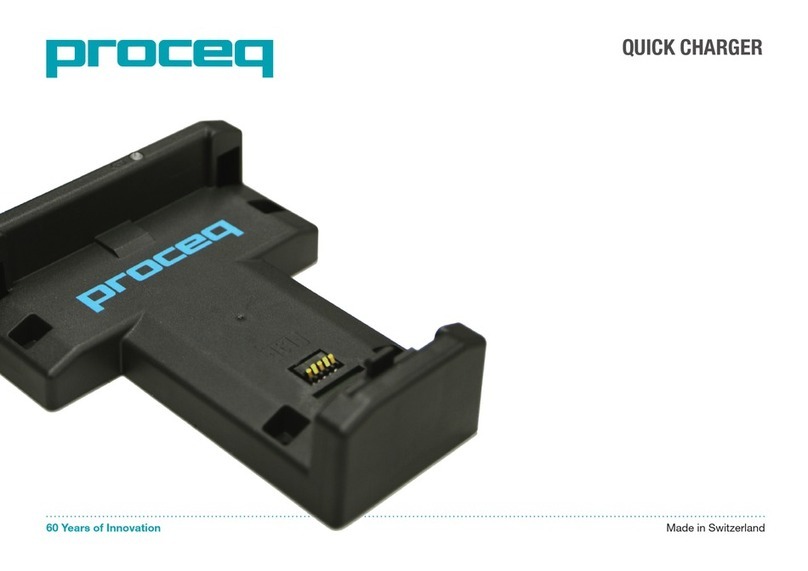Proceq QUICK CHARGER operating instructions