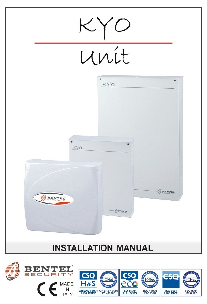 Bentel Security KYO 4 M User manual