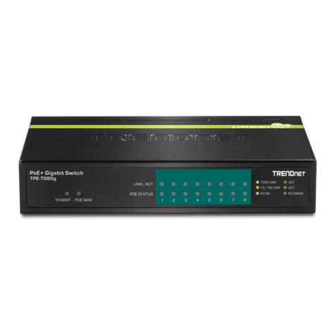 TRENDnet TPE-TG80g Quick installation guide