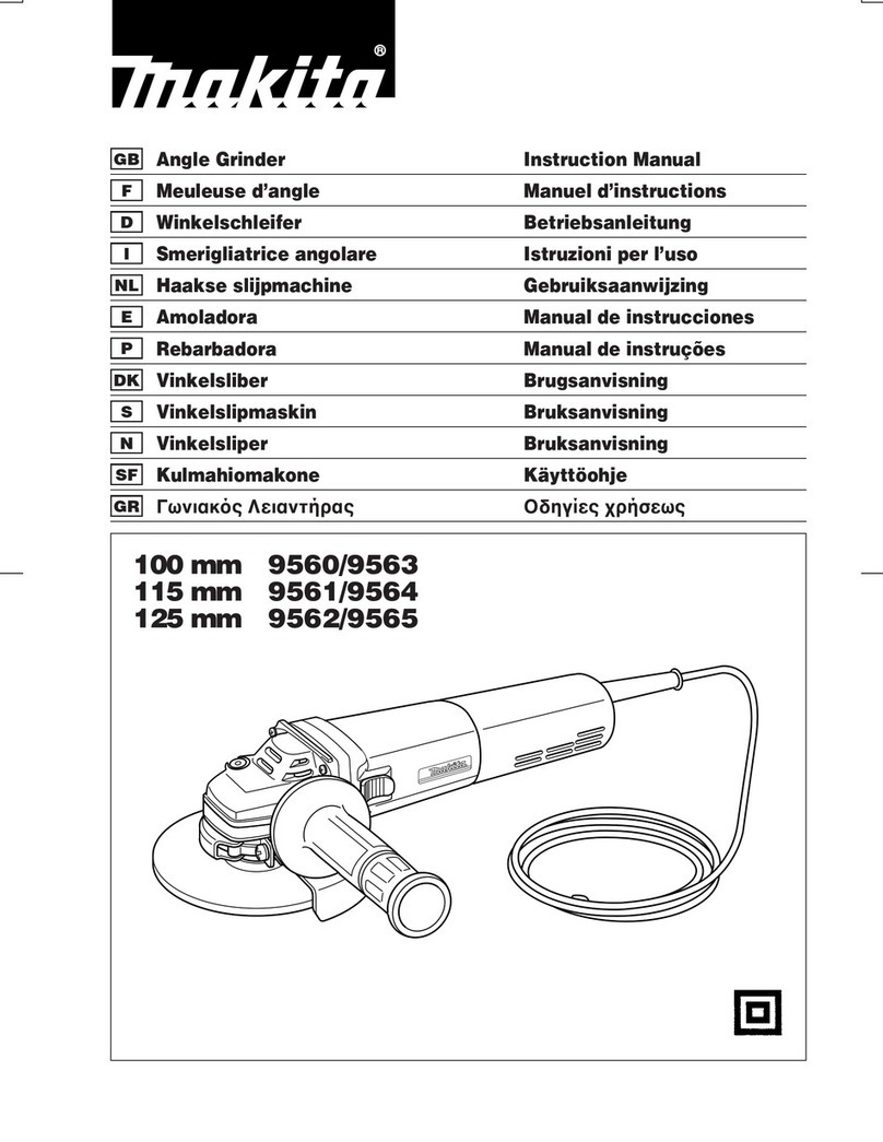Makita 9560 instruction manual