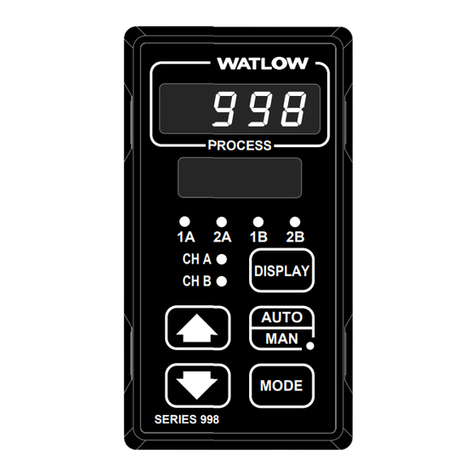 Watlow 988 series user manual
