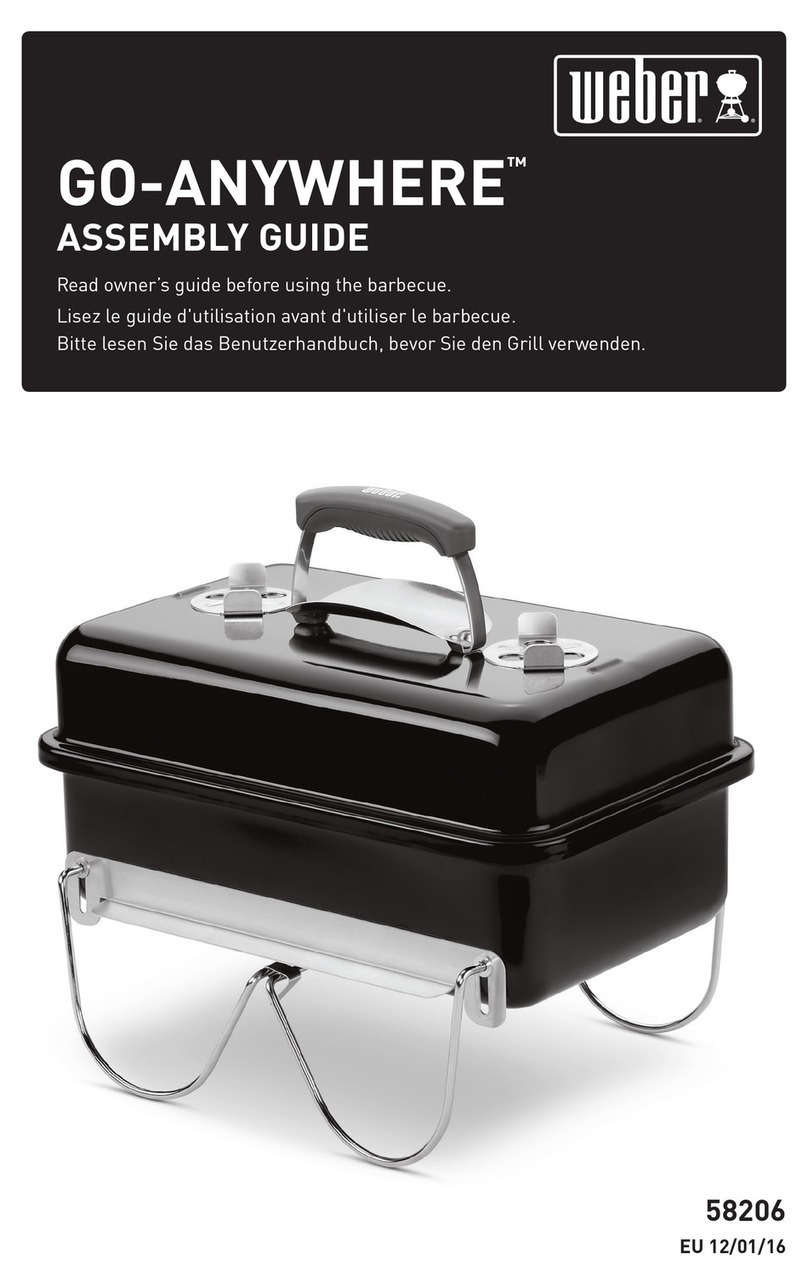 Weber GO-ANYWHERE 58206 Assembly guide Weber GO-ANYWHERE 58206 Assembly guide